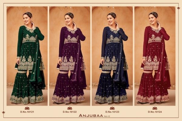 ARRIVAL ANJUBAA VOL 12 HEAVY LATEST SALAWAR SUITS CATLOGUE