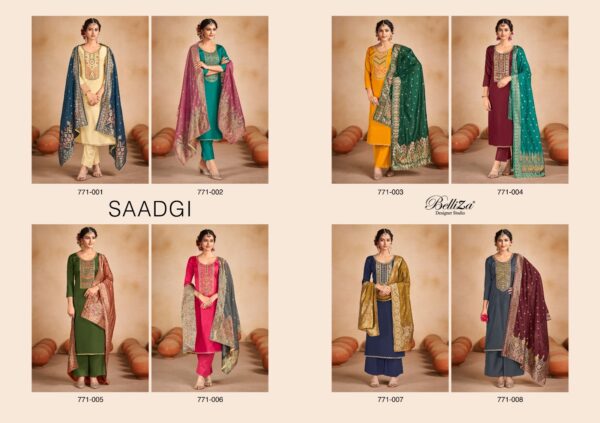 BELLIZA SAADGI WHOLESALE SALWAR SUITS CATLOGUE ONLINE