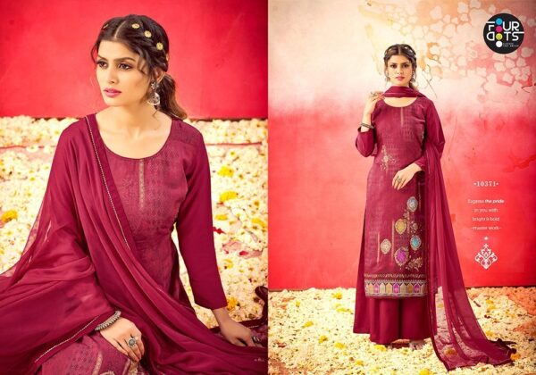 FOUR DOTS KAREENA PURE DIGITAL PRINTED SALWAR SUITS ONLINE SHOPPING