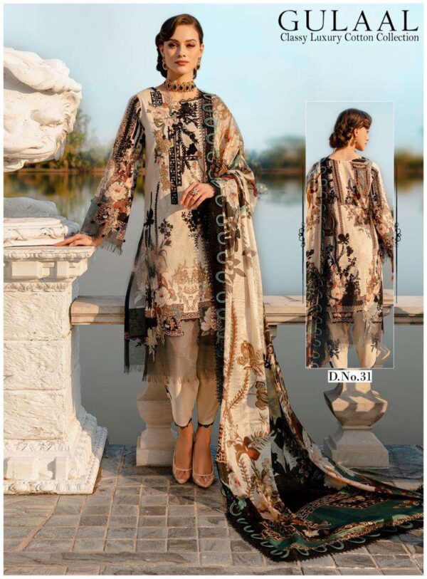 GULAAL 31 TO 40 CLASSY LUXURY COTTON VOL 4 PAKISTANI SUITS ONLINE