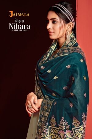 JAIMALA NIHARA H 1210 VISCOSE CHANDERI LATEST SALWAR SUITS ONLINE