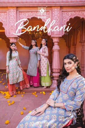 KIANA BANDHANI VOL 5 BANDHANI SALWAR SUIT CATLOGUE WHOLESALER