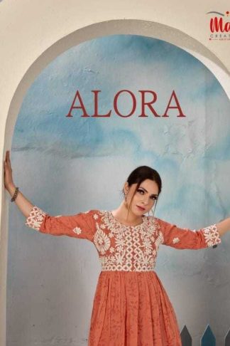 MAA CREATION ALORA COTTON PRINTED SHORT KURTI ONLINE