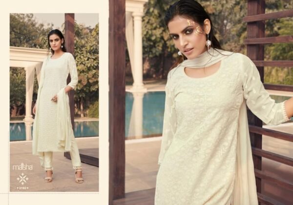 MAISHA HAZEL LAKHNAVI WORK SALAWAR SUITS ONLINE SHOPPING - Image 4