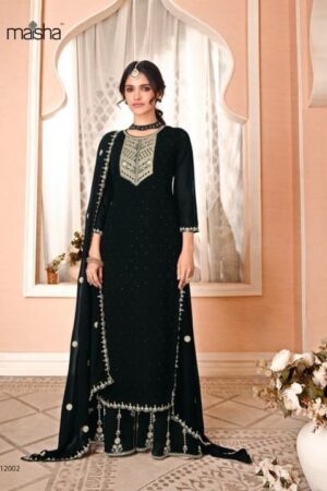 MAISHA NAZMI HEAVY EMBROIDERY WORK LATEST SALWAR SUITS ONLINE