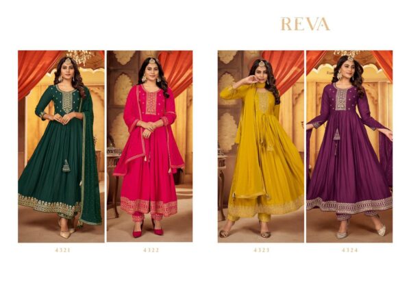 RANGOON REVA SALWAR SUITS AT WHOLESALER PRICE