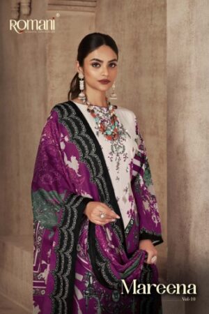 ROMANI MAREENA VOL 10 COTTON DRESS MATERIAL WHOLESALER