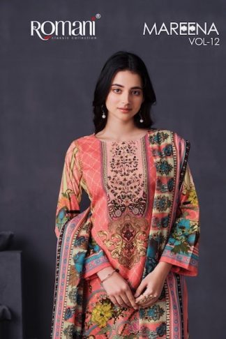 ROMANI MAREENA VOL 12 SOFT COTTON DIGITAL PRINTED SUITS CATLOGUE