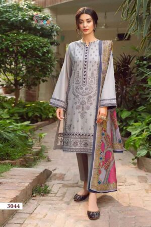 SHREE FABS IRIS LAWN SS 2023 3044 TO 3050 PAKISTANI LAWN COTTON SUITS WHOLESALE