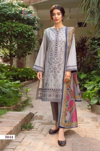 SHREE FABS IRIS LAWN SS 2023 3044 TO 3050 PAKISTANI LAWN COTTON SUITS WHOLESALE