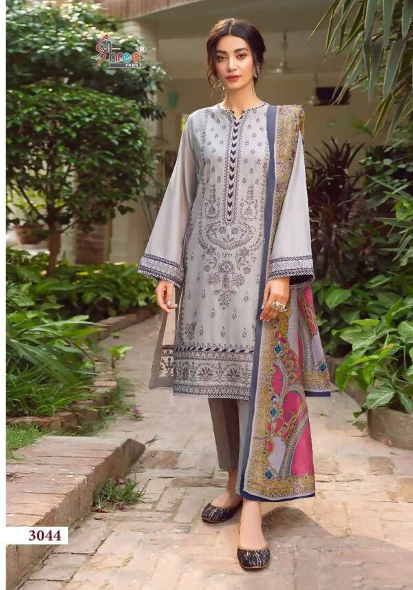 SHREE FABS IRIS LAWN SS 2023 3044 TO 3050 PAKISTANI LAWN COTTON SUITS WHOLESALE