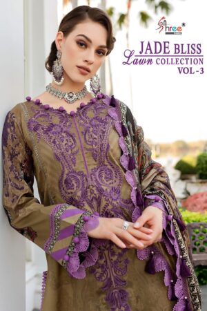 SHREE FABS JADE BLISS LAWN COLLECTION VOL 3 2583 TO 2589 PAKISTANI SUITS ONLINE