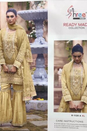 SHREE FABS R 1128 READYMADE PAKISTANI SUITS WHOLESALER