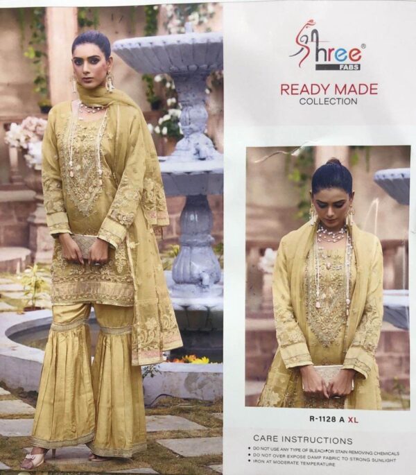 SHREE FABS R 1128 READYMADE PAKISTANI SUITS WHOLESALER