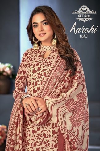 SKT SUITS AAROHI VOL 3 PURE COTTON DIGITAL PRINTED SUITS ONLINE