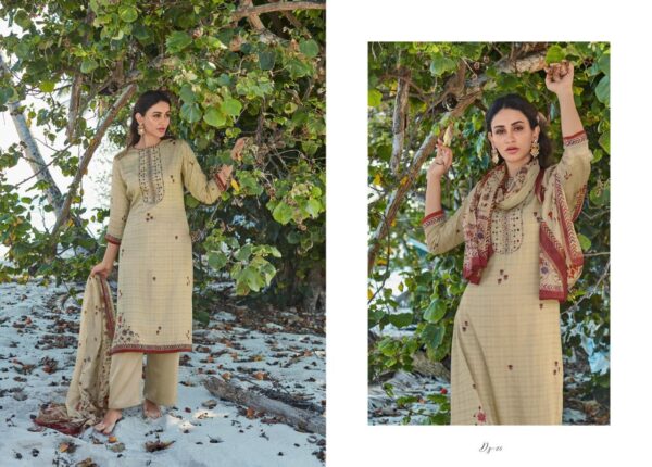 VARSHA EHRUM DINAZ COTTON SATIN SALWAR SUITS ONLINE