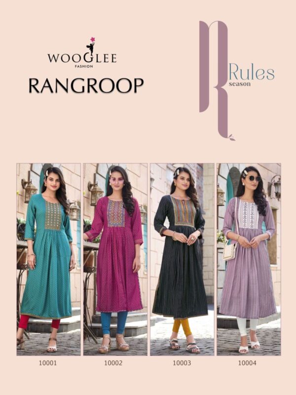 WOOGLEE RANGROOP NYRA CUT KURTIS AT BEST PRICE