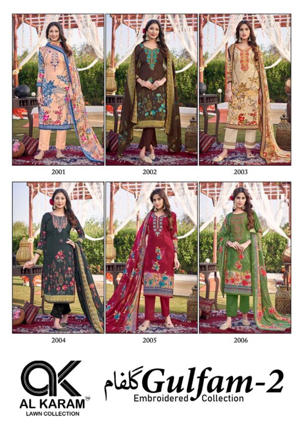 AL KARAM GULFAM VOL 02 WHOLESALE SALWAR KAMEEZ INDIA