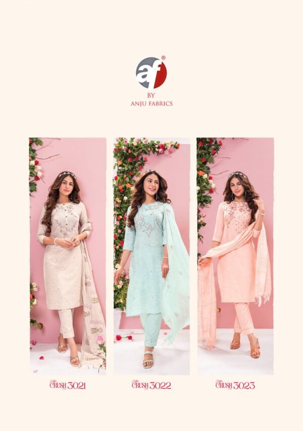 ANJU FABRICS COTTON CRUSH VOL 2 READYMADE KURTI SET SUPPLIER - Image 9