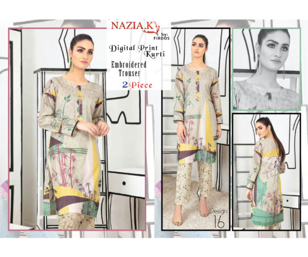 AROOSH NAZIA K HEAVY SELF EMBROIDERY WORK DRESS MATERIAL