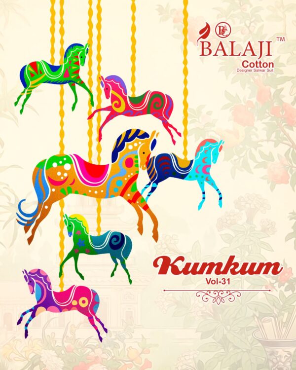 BALAJI COTTON KUMKUM VOL 31 COTTON PRINTED SUITS