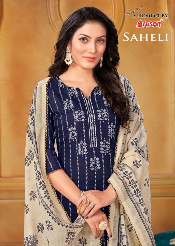 BIPSON SAHELI 2044 ABCD COTTON DRESS MATERIAL AT BEST PRICE