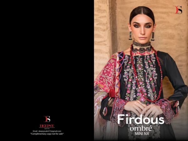 DEEPSY SUITS FIRDOUS OMBRE MINI NX EMBROIDERY PAKISTANI SUITS ONLINE