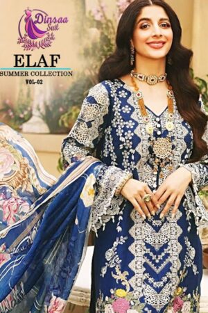 DINSAA SUIT ELAF SUMMER COLLECTION VOL 2 PAKISTANI SUITS WHOLESALE