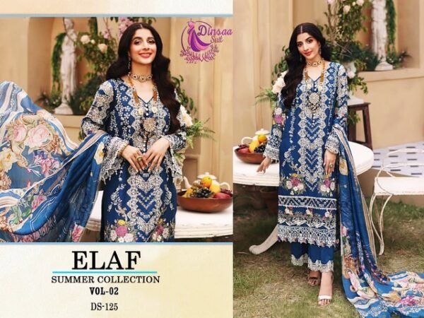 DINSAA SUIT ELAF SUMMER COLLECTION VOL 2 PAKISTANI SUITS WHOLESALE - Image 8