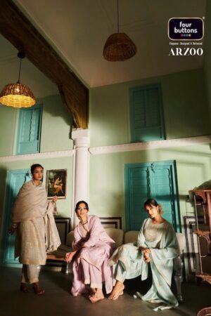 FOUR BUTTONS ARZOO WHOLESALE SALWAR SUITS CATALOGUE WITH PRICE