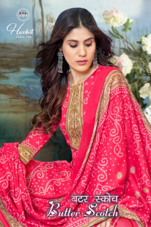 HARSHIT FASHION BY ALOK SUIT BUTTER SCOTCH COTTON WHOLESALE SUITS