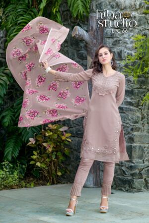 HIBA STUDIO LPC 66 READYMADE PAKISTANI KURTI ONLINE WHOLESALER