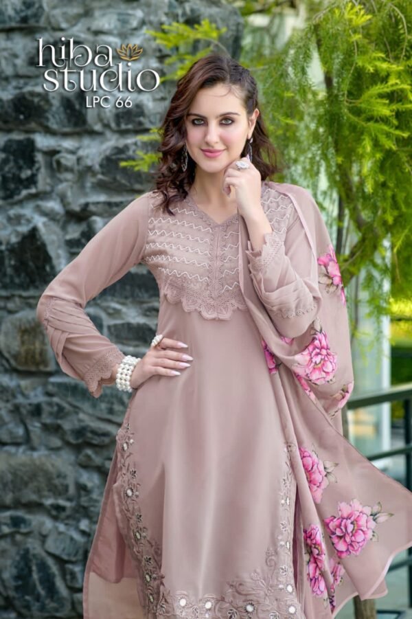 HIBA STUDIO LPC 66  READYMADE PAKISTANI KURTI ONLINE WHOLESALER - Image 2