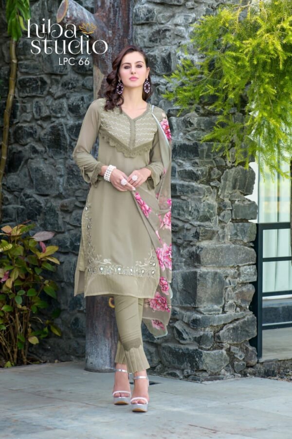 HIBA STUDIO LPC 66  READYMADE PAKISTANI KURTI ONLINE WHOLESALER - Image 6