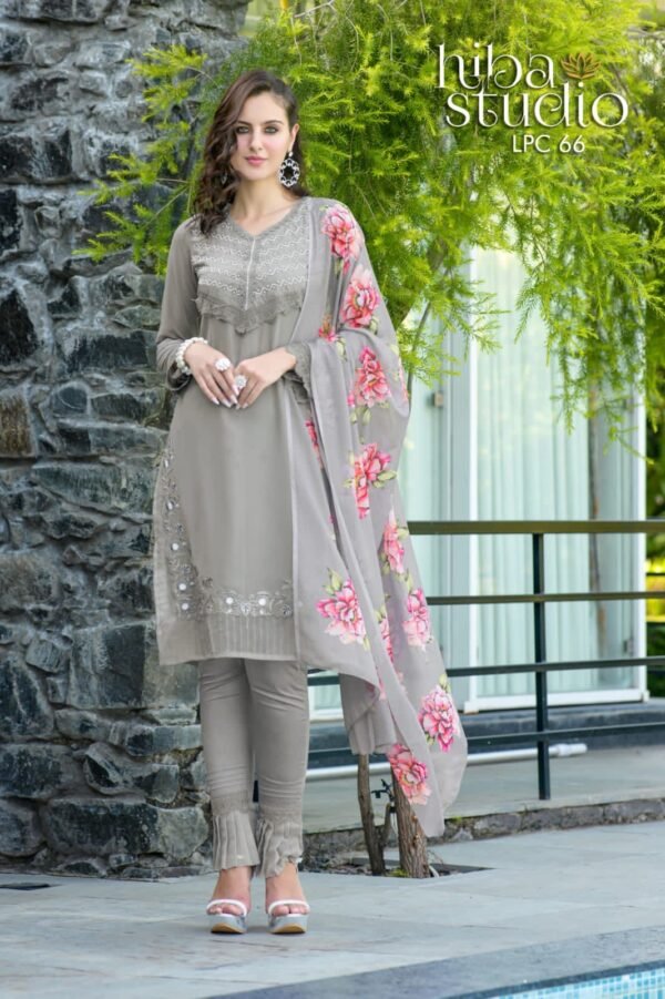HIBA STUDIO LPC 66  READYMADE PAKISTANI KURTI ONLINE WHOLESALER - Image 7