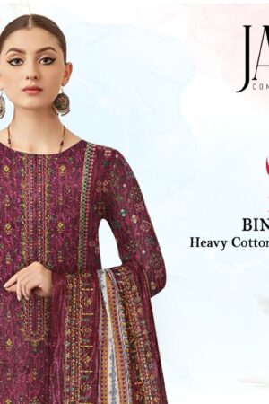 JADE CONCEPT BIN SAEED HEAVY COTTON LUXURY COLLECTION SUITS WHOLESALE