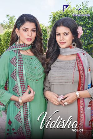 KARISSA VIDISHA VOL 7 SALWAR SUITS WHOLESALE IN SURAT