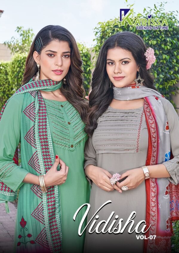 KARISSA VIDISHA VOL 7 SALWAR SUITS WHOLESALE IN SURAT