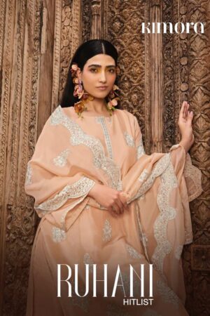 KIMORA RUHANI ORGANZA SILK HEAVY SALWAR SUITS CATALOGUE