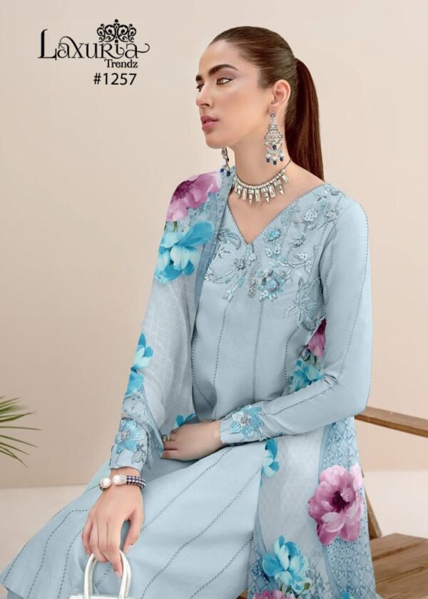 LAXURIA TRENDZ 1257 READYMADE PAKISTANI KURTI ONLINE WHOLESALER