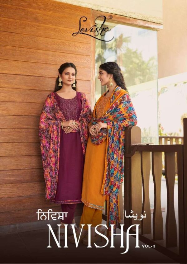 LEVISHA NIVISHA VOL 3 RAYON WHOLESALE SALWAR KAMEEZ INDIA