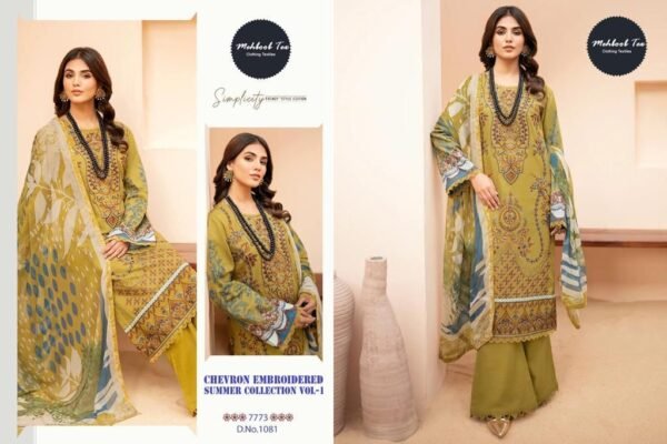 MEHBOOB TEX CHEVRON VOL 1 SUMMER COLLECTION 2023 PAKISTANI SUITS - Image 3