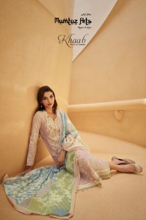 MUMTAZ ARTS KHAAB LAWN COTTON DIGITAL PRINT PAKISTANI SUITS WHOLESALE