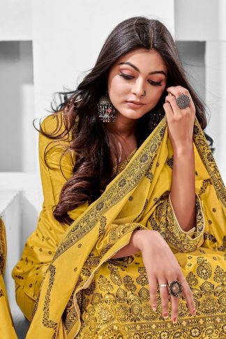 NAARI ROOH MUSLIN JACQUARD SALWAR SUITS MANUFACTURER