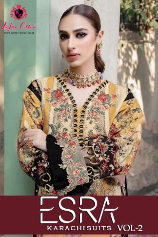 NAFISA COTTON ESRA KARACHI SUITS VOL 2 COTTON PRINTED SUITS WITH PRICE