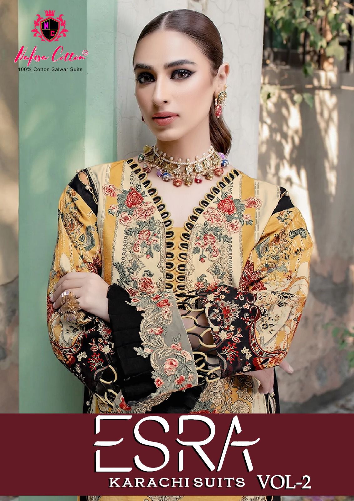 Embroided Karachi Suit 003 is made from premium heavy riyon and features a  subtle long lapat print, with beautiful thread embroidery on t... |  Instagram