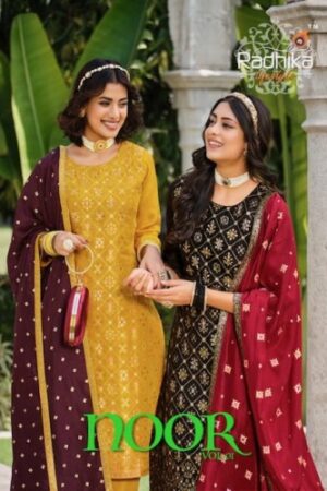 RADHIKA LIFESTYLE NOOR VOL 1 READYMADE KURTI WHOLESAL IN SURAT