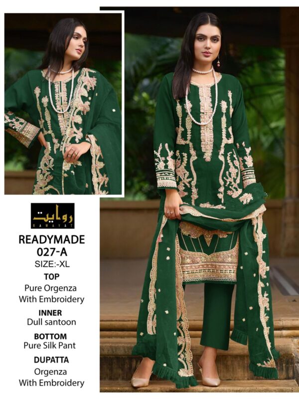 RAWAYAT 027 READYMADE PAKISTANI SUITS CATALOGUE