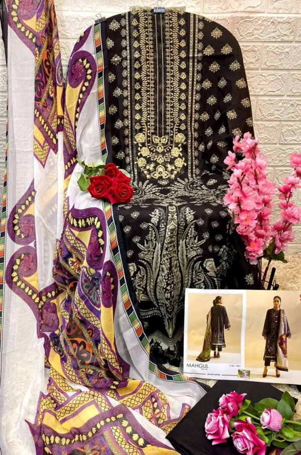 SHRADDHA DESIGNER MAHGUL VOL 5 SERIAL 5001 TO 5002 PAKISTANI SUITS - Image 6