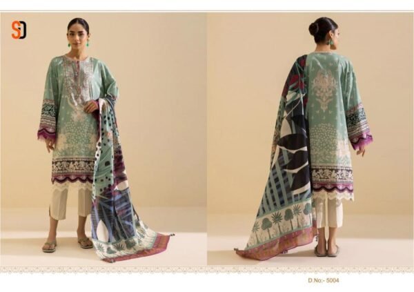 SHRADDHA DESIGNER MAHGUL VOL 5 SERIAL 5001 TO 5002 PAKISTANI SUITS - Image 3